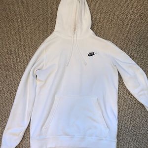 White Nike Mens Hoodie size Small